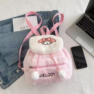 Anime Sanrio Sang Trọng Ba Lô Dễ Thương Hello Kitty Học Sinh Kawaii Kuromi Sang Trọng Túi Trẻ Em Cho Bé Gái Cinnamoroll Túi Quà Tặng Sinh Nhật
