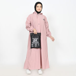Jas Hujan Raincoat Wanita Muslimah Model Gamis Terbaik Murah dan Awet