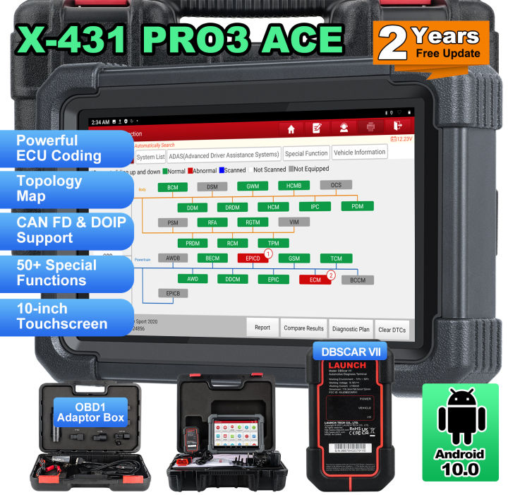 Launch x431 pro3 ace scan tool automotive tools for mechanics online