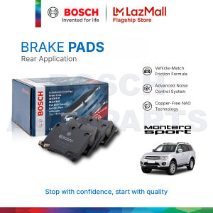 Bosch Rear Brake Pads for Mitsubishi Montero Sport 3.0 2012 - 2026