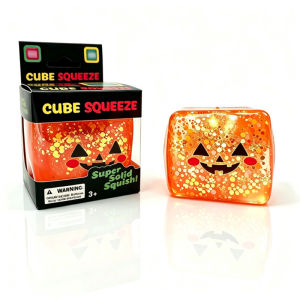 Halloween Skull Eyeball Squishy Cube Slow Rising Stress Relief Squishy Fidget Toys Anxiety Relief Sensory Toys Kids Adults