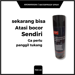 Anti Bocor Spray Ajaib Waterproof 700ml - Spray Tambal Anti Air pray Ajaib Anti Bocor Waterproof Leak Proof Spray Tape Perekat 700ML Cocok untuk Atap genteng pipa tembok retak bocor cairan nya meresap masuk ke dalam celah dan menyumbat kebocoran taha