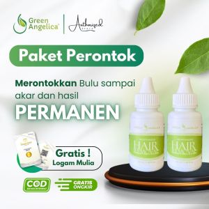Paket Combo Perontok Bulu Green Angelica Hair Removal Penghilang dan Perontok Bulu Ketiak Tangan Kaki Dada Merontokan Secara Cepat Cukup 5 Menit Bulu Rontok Permanen