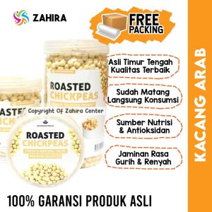 Premium Kacang Arab Chickpeas Original Renyah Gurih Matang Panggang Cemilan Oleh oleh Haji dan Umroh