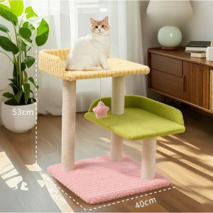 【KenCo】โครงปีนแมวและรังแมวในตัว กระดานเกาแมว บ้าน แพลตฟอร์มกระโดดแมว อพาร์ทเมนต์ขนาดเล็ก ไม่ใช้พื้นที่