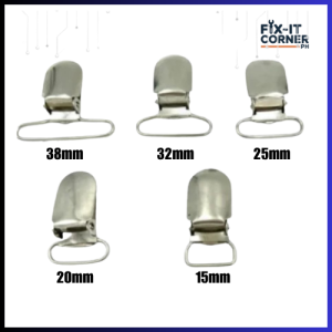 FIX-IT CORNER PHILIPPINES Metal Suspender Clips 25mm 20pcs Metal Non-toxic and safe Sturdy and durable