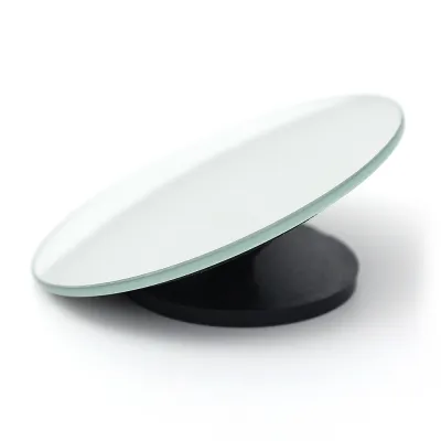 2PCS Car 360 Degree Frameless Blind Spot Convex Circular Angle Mirror Small Round Side Mirror Blind Spot Rear View Mirror