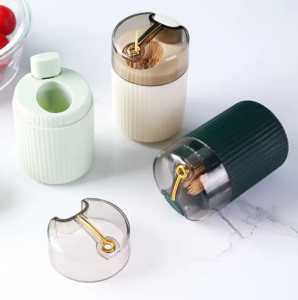 Household Creative Automatic Pops Up Toothpick Box Dispenser Home Toothpick Storage Boxes Holder