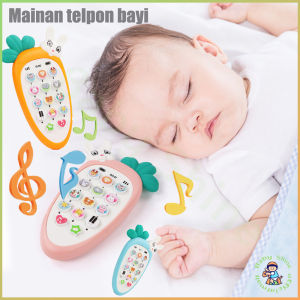 BabyShine Mainan Handphone Bayi / Mainan Ponsel Bayi dengan Lampu Musik