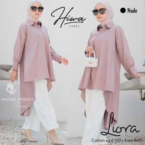 Baju Atasan Wanita Muslimah Blouse Cutting Shibori Liora Bahan Cotton Premium | GOODSAJI HIJABSTUFF