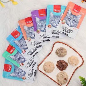 Combo 30 gói pate WANPY đủ vị cho mèo mọi lứa tuổi gói 80g