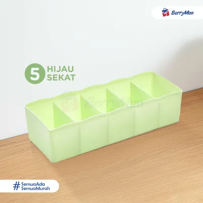 Storage Box Underware Drawer Organizer Sekat Penyimpanan Bra Celana Dalam Kaos Kaki Dasi Serbaguna