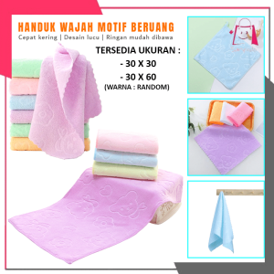 HANDUK KECIL WAJAH / HANDUK MUKA / HANDUK OLAHRAGA LEMBUT MOTIF