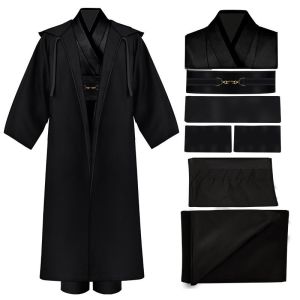 Star Wars Jedi Knight Obi-Wan cos Two-dimensional Halloween costume cosplay Full set of mens clothing