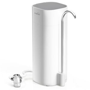 Countertop Water Filtration System 8000 Gallons Alkaline Water Filter Reduces 99.99% Lead Chlorine Heavy Metals Bad Taste & Odor