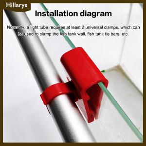 [Hillarys] Aquarium LED Light Holder Water Pipe Hose Mount Bracket Fixed Clip Fish Tank Hose Clamp Submersible Fish Tank Accessories