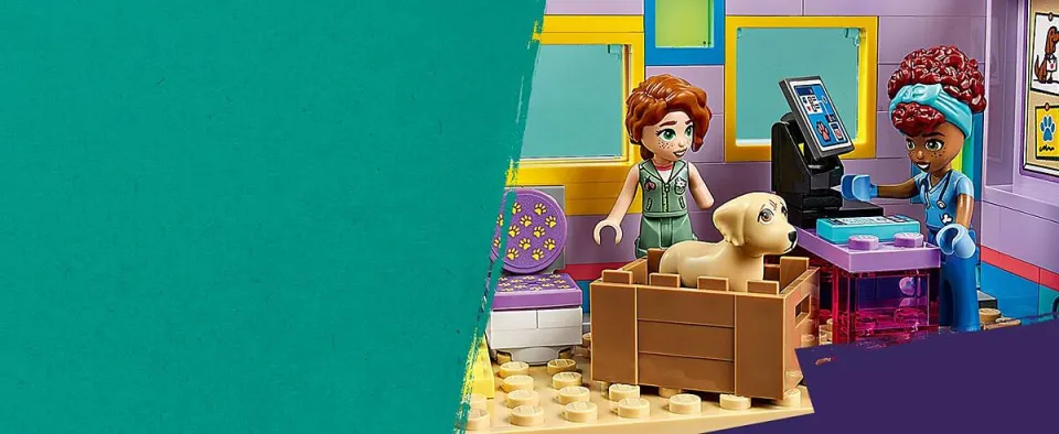 LEGO Friends 41727 Dog Rescue Centre Building Toy Set (617 Pieces
