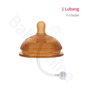 BabyShine Dot Piko Wide Neck silikon (termasuk sedotan dan Dot/pacifier)