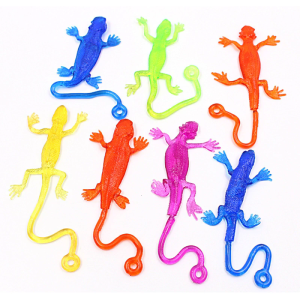 Funny Fidget Toy Sticky Lizard Toy for w/ Elastic Rope Easy Stick for Flat Novelty Decompressing Gag Toddler Gif