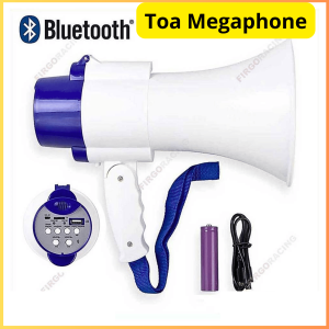 COD KIRIM CEPAT Taffware Toa Megaphone Pengeras Suara keras Untuk Jualan keliling Bluetooth U Disk Recording Alert 5W  518