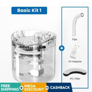 WDL Pet Water Fountain For Cat Sensor Mute Automatic Dispenser Drinking Dog 2L