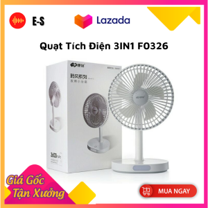 Quạt sạc điện KM - F0326 thiết kế nhỏ gọn công suất 13W QUẠT TÍCH ĐIỆN KM-F0326-GIÁ TỐT Quạt Tích điện Km F0326 Giá Tốt Mua QUẠT TÍCH ĐIỆN KM-F0326- CÓ ĐÈN Quạt Tích Điện KM F0326 - 3 Chế độ gió