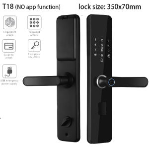 KASIDA smart door lock main door fingerprint ic card password key smart door knob with lock body electronic door lock smart lock main door digital door lock fingerprint door knob for home office hotel bedroom