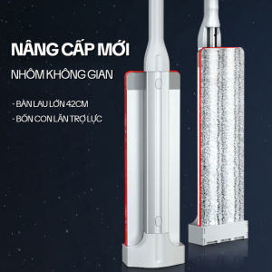 Cây Lau Nhà Tự Vắt OKwife HD-7020 Chổi Lau Nhà Tự Vắt Thông Minh Xoay 360 Độ 2 Bông Lau