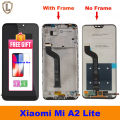 100% tested For Xiaomi Mi A2 Lite LCD Display With Frame Digitizer Display Touch Screen Replacement For Xiaomi MiA2 Lite A2Lite Xiaomi Redmi 6 Pro LCD Display. 