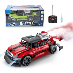 Electric Remote Control Car Drift Stunt with Water Spray Mist and Light Toy for Kids