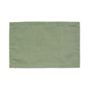 Cottage Yarn Grey Polylinen Double Yarn Placemat With 2cm Hemmed Mitered Corner. 30x45cm/12x18”. Alas Pinggan Makan