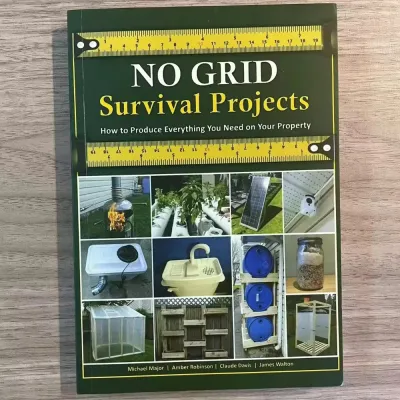 BHEM8 NO GRID Paperback Book Portable Paper Reference Book Multi Purpose Survival Projects