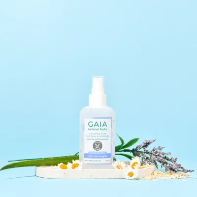 Original Gaia Natural Baby Shampoo/Hair&Body Wash/Bath& Body Wash/Conditioning Detangler/Baby Moisturiser/Soothing Cream