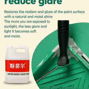 Gold wire wearresistant antiskid waterbased epoxy floor paint