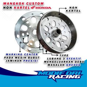 Mangkok Kampas Ganda Beat FI ESP Original Custom - Mangkok ganda beat all new 2020-2022 anti gredeg mangkok ganda Vario 110 LED fi anti gredek mangkok MANGKOK KAMPAS GANDA BEAT FI ESP MANGKOK GANDA RACING MANGKOK CUSTOM BUBUT ANTI GEREDEG SCOOPY ESP FI