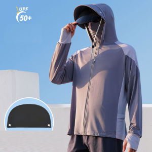 SINRANSINYA丨Người Đàn Ông Của Áo Lụa băng Kem Chống Nắng Mới bảo vệ khỏi tia UV Upf50 + Cho Mùa Hè Lỏng Lẻo Ánh Sáng Và Thoáng Khí Câu Cá quần áo chống nắng