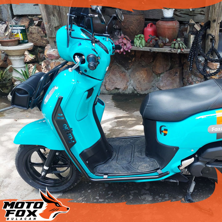 Yamaha Mio Fazzio Crash Guard Black Stainless Motorcycle