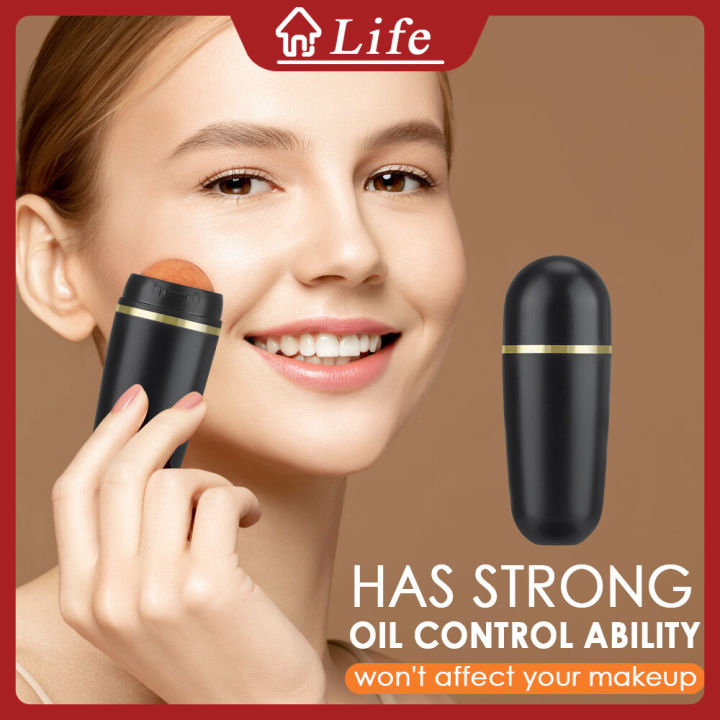 Face Oil Absorbing Roller Volcanic StoneBase ball Facial Skin Care Tool