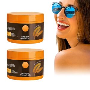 Luxury Intensive Tanning Gel 2025 Upgrade Luxury Intensive Tanning Cream for Natural Tan Skin Brown Luxury Intense Tanning Gel for Body Outdoor Summar Beach Women (1 Pc)