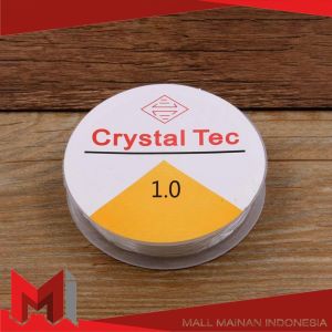 MallMainan-C1225 Senar Elastis Benang Bening Crystal tec Bahan Kerajinan Gelang Tangan Tali Karet