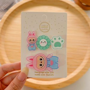 Janesame丨กิ๊ฟหนีบผมเรซินการ์ตูนน่ารักสำหรับเด็กผู้หญิงคลิปตุ่นปากเป็ดหวานสำหรับเด็ก