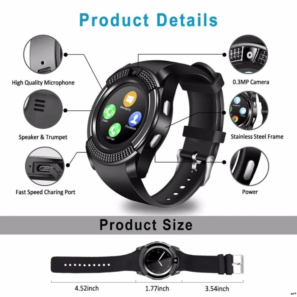 Wrist watch with sim card slot hotsell