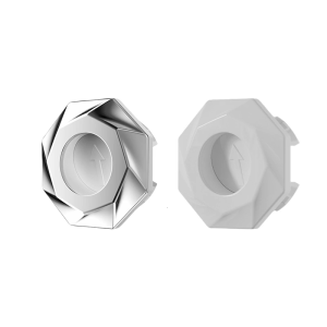 Practical Sturdy Overflows Covers Accessory Designs for Sink Basin Bathroom Kitchen Silver Finish Easy Installation