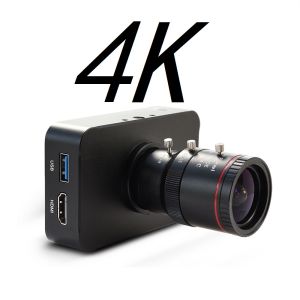 4K 30fps  HDMI Camera 1080P 60fps 1080i Live Webcam USB Camera Recording 4K 30fps Industry C/CS-Mount Camera with 4-12mm Lens