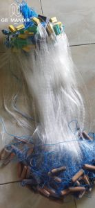 JARING IKAN SIAP PAKAI UKURAN LUBANG JARI KELINGKING SENAR 0.15 PANJANG 10 METER TINGGI 70 CM