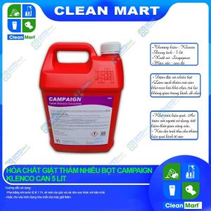 [KLENCO] Hóa Chất Giặt Thảm Nhiều Bọt KLENCO CAMPAIGN  5Lit - CLEAN MART
