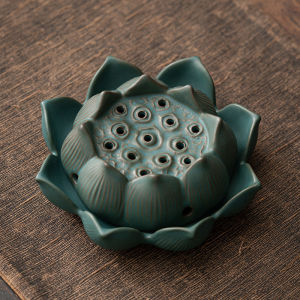 Porcelain Lotus Seed Head Incense Burner Incense Coil Burner Home Deco Incense Cone Burner