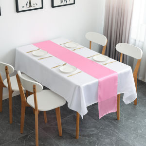 12"x108"Satin Table Runner For Wedding Party Event Banquet Table Runner Luxury Dinner Tablecloth Home Wedding Table Decoration