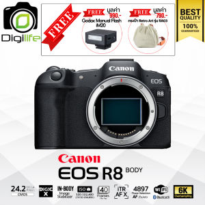Canon Camera EOS R8 Body ( เลนส์เสริม RF 24-105 MM. IS STM ) - รับประกันร้าน Digilife  1ปี