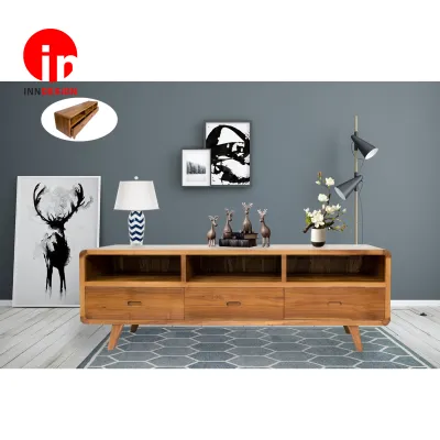 [INNDESIGN.SG] Solid Teak Wood 6ft TV Console (Fully Assembled and Free Delivery)